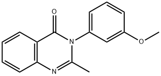 3-(3-methoxyphenyl)-2-methyl-4(3H)-quinazolinone,42436-21-5,结构式