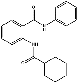 2-[(cyclohexylcarbonyl)amino]-N-phenylbenzamide,42468-42-8,结构式