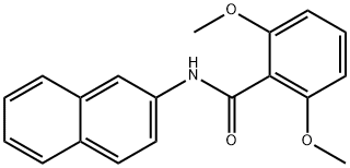 2,6-dimethoxy-N-(2-naphthyl)benzamide Structure