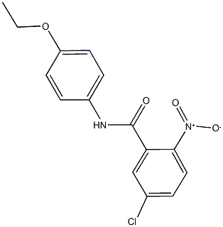 5-chloro-N-(4-ethoxyphenyl)-2-nitrobenzamide Structure