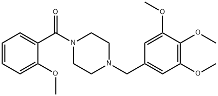 1-(2-methoxybenzoyl)-4-(3,4,5-trimethoxybenzyl)piperazine|