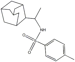 N-[1-(2-adamantyl)ethyl]-4-methylbenzenesulfonamide Struktur