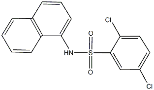 2,5-dichloro-N-(1-naphthyl)benzenesulfonamide Structure