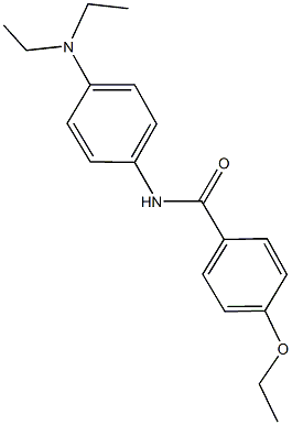 N-[4-(diethylamino)phenyl]-4-ethoxybenzamide 结构式