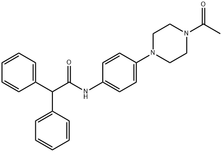 425610-79-3 N-[4-(4-acetylpiperazin-1-yl)phenyl]-2,2-diphenylacetamide