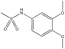 N-(3,4-dimethoxyphenyl)methanesulfonamide Struktur