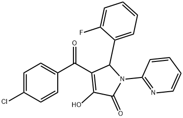 425614-93-3 4-(4-chlorobenzoyl)-5-(2-fluorophenyl)-3-hydroxy-1-(2-pyridinyl)-1,5-dihydro-2H-pyrrol-2-one