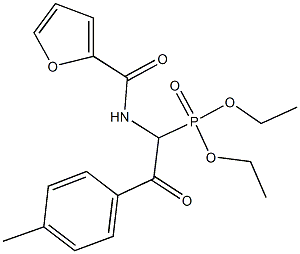 diethyl 1-(2-furoylamino)-2-(4-methylphenyl)-2-oxoethylphosphonate,425630-19-9,结构式