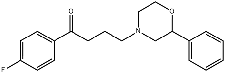 1-(4-fluorophenyl)-4-(2-phenyl-4-morpholinyl)-1-butanone Structure