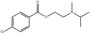 2-[isopropyl(methyl)amino]ethyl 4-chlorobenzoate Structure