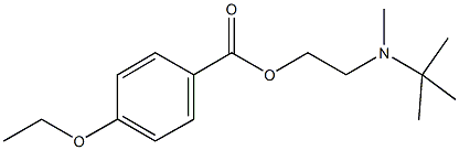 2-[tert-butyl(methyl)amino]ethyl 4-ethoxybenzoate 结构式