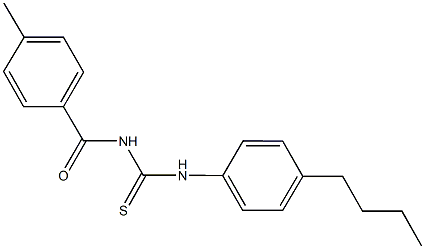 425676-66-0 N-(4-butylphenyl)-N'-(4-methylbenzoyl)thiourea