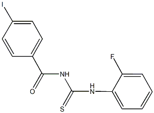 N-(2-fluorophenyl)-N'-(4-iodobenzoyl)thiourea|