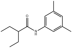 N-(3,5-dimethylphenyl)-2-ethylbutanamide Struktur