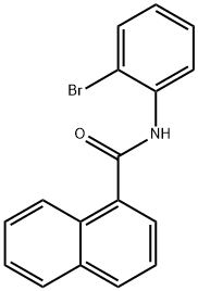 N-(2-bromophenyl)-1-naphthamide Structure