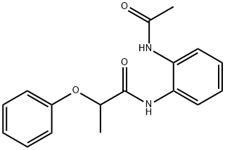 N-[2-(acetylamino)phenyl]-2-phenoxypropanamide Struktur