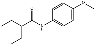 2-ethyl-N-(4-methoxyphenyl)butanamide,426215-05-6,结构式