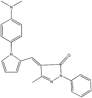 426231-42-7 4-({1-[4-(dimethylamino)phenyl]-1H-pyrrol-2-yl}methylene)-5-methyl-2-phenyl-2,4-dihydro-3H-pyrazol-3-one