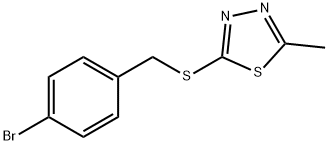 42755-33-9 4-bromobenzyl 5-methyl-1,3,4-thiadiazol-2-yl sulfide