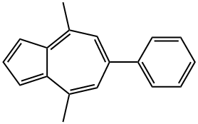 4,8-dimethyl-6-phenylazulene 化学構造式