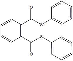 S~1~,S~2~-diphenyl 1,2-benzenedicarbothioate Structure