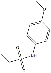 N-(4-methoxyphenyl)ethanesulfonamide Structure