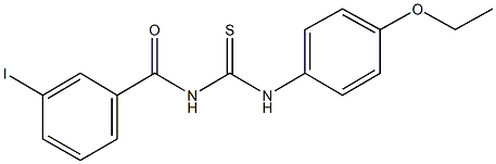 N-(4-ethoxyphenyl)-N'-(3-iodobenzoyl)thiourea Structure