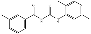 N-(2,5-dimethylphenyl)-N'-(3-iodobenzoyl)thiourea,428447-18-1,结构式