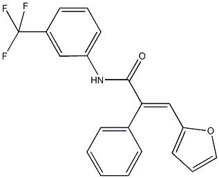 428458-03-1 3-(2-furyl)-2-phenyl-N-[3-(trifluoromethyl)phenyl]acrylamide