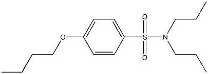 4-butoxy-N,N-dipropylbenzenesulfonamide 化学構造式