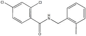 2,4-dichloro-N-(2-methylbenzyl)benzamide Struktur