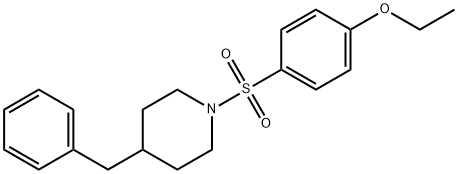 4-[(4-benzyl-1-piperidinyl)sulfonyl]phenyl ethyl ether Structure