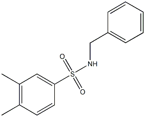 N-benzyl-3,4-dimethylbenzenesulfonamide,428491-36-5,结构式