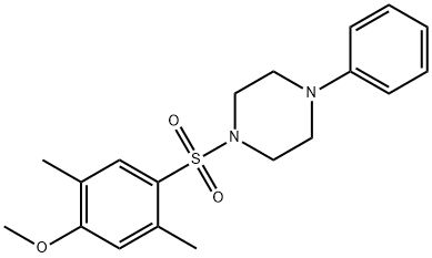 428492-14-2 2,5-dimethyl-4-[(4-phenyl-1-piperazinyl)sulfonyl]phenyl methyl ether