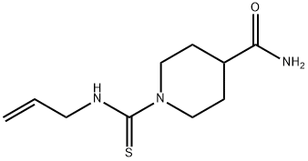 1-[(allylamino)carbothioyl]-4-piperidinecarboxamide Structure