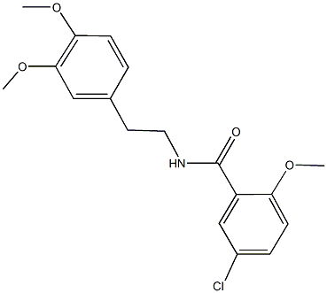 428832-77-3 5-chloro-N-[2-(3,4-dimethoxyphenyl)ethyl]-2-methoxybenzamide