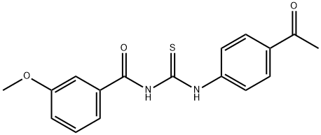 N-(4-acetylphenyl)-N'-(3-methoxybenzoyl)thiourea|