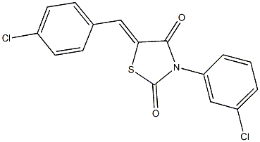 428840-81-7 5-(4-chlorobenzylidene)-3-(3-chlorophenyl)-1,3-thiazolidine-2,4-dione