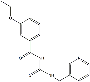 N-(3-ethoxybenzoyl)-N'-(3-pyridinylmethyl)thiourea,428841-49-0,结构式