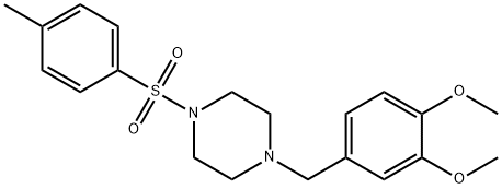 1-(3,4-dimethoxybenzyl)-4-[(4-methylphenyl)sulfonyl]piperazine|