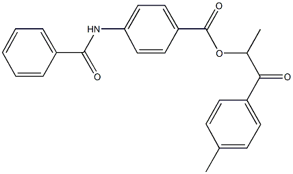 428853-63-8 1-methyl-2-(4-methylphenyl)-2-oxoethyl 4-(benzoylamino)benzoate
