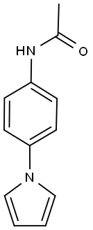 N-[4-(1H-pyrrol-1-yl)phenyl]acetamide Structure