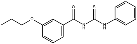 N-phenyl-N'-(3-propoxybenzoyl)thiourea Structure