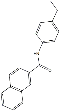 N-(4-ethylphenyl)-2-naphthamide,429627-89-4,结构式