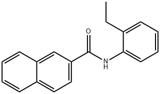 N-(2-ethylphenyl)-2-naphthamide 结构式