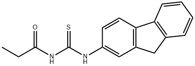 N-(9H-fluoren-2-yl)-N'-propionylthiourea|