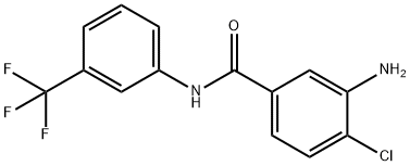 3-amino-4-chloro-N-[3-(trifluoromethyl)phenyl]benzamide,43027-64-1,结构式