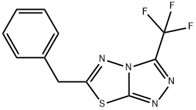 6-benzyl-3-(trifluoromethyl)[1,2,4]triazolo[3,4-b][1,3,4]thiadiazole Structure