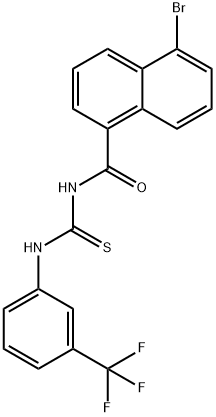 N-(5-bromo-1-naphthoyl)-N'-[3-(trifluoromethyl)phenyl]thiourea|