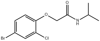 2-(4-bromo-2-chlorophenoxy)-N-isopropylacetamide Structure